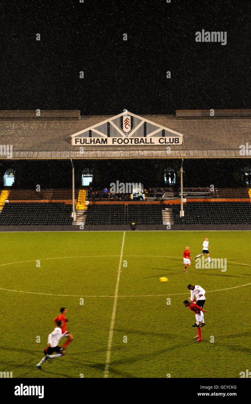 Soccer - FA Youth Cup - Troisième round - Fulham v West Bromwich Albion - Craven Cottage Banque D'Images