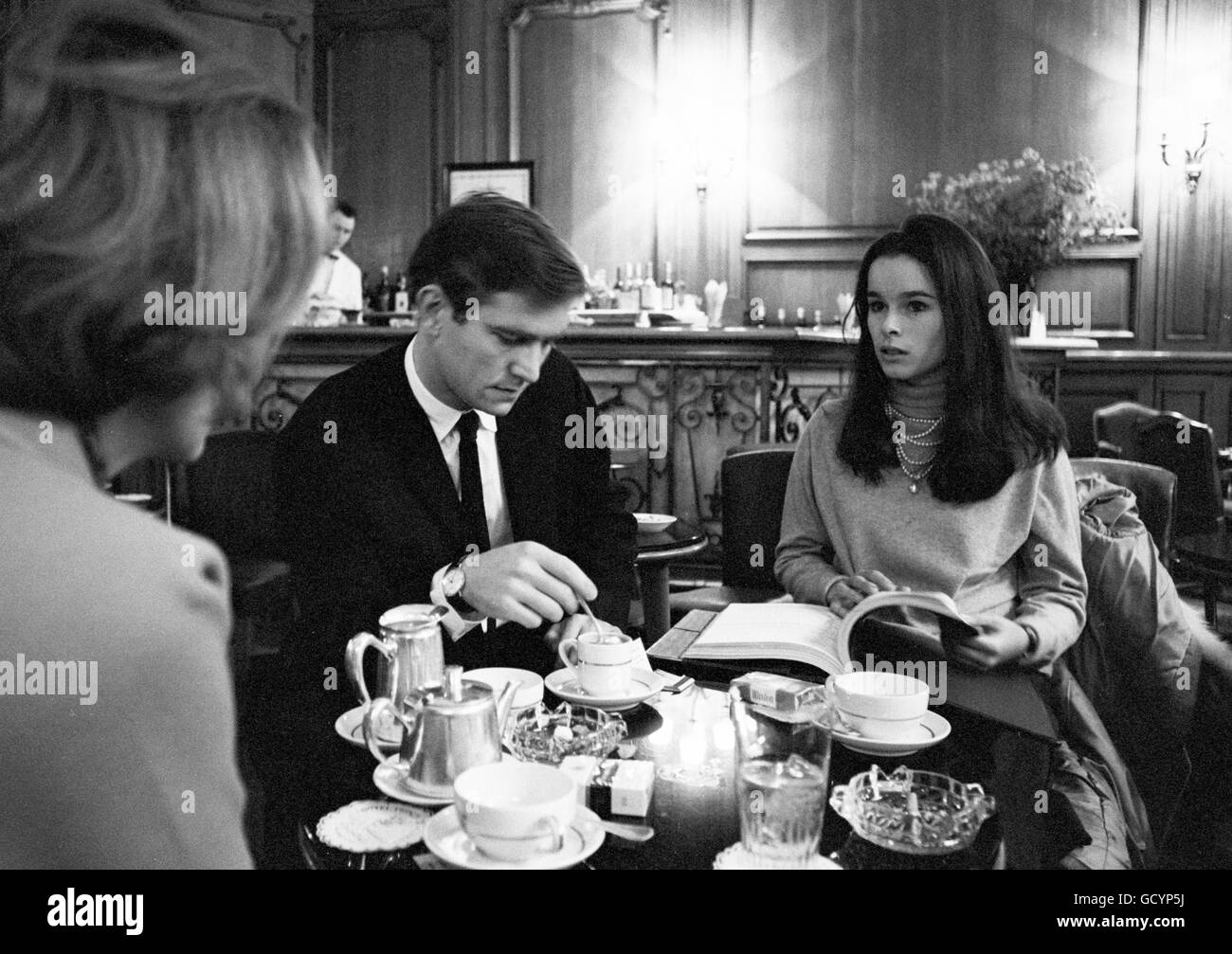 Geraldine Chaplin et Tom Courtenay Banque D'Images