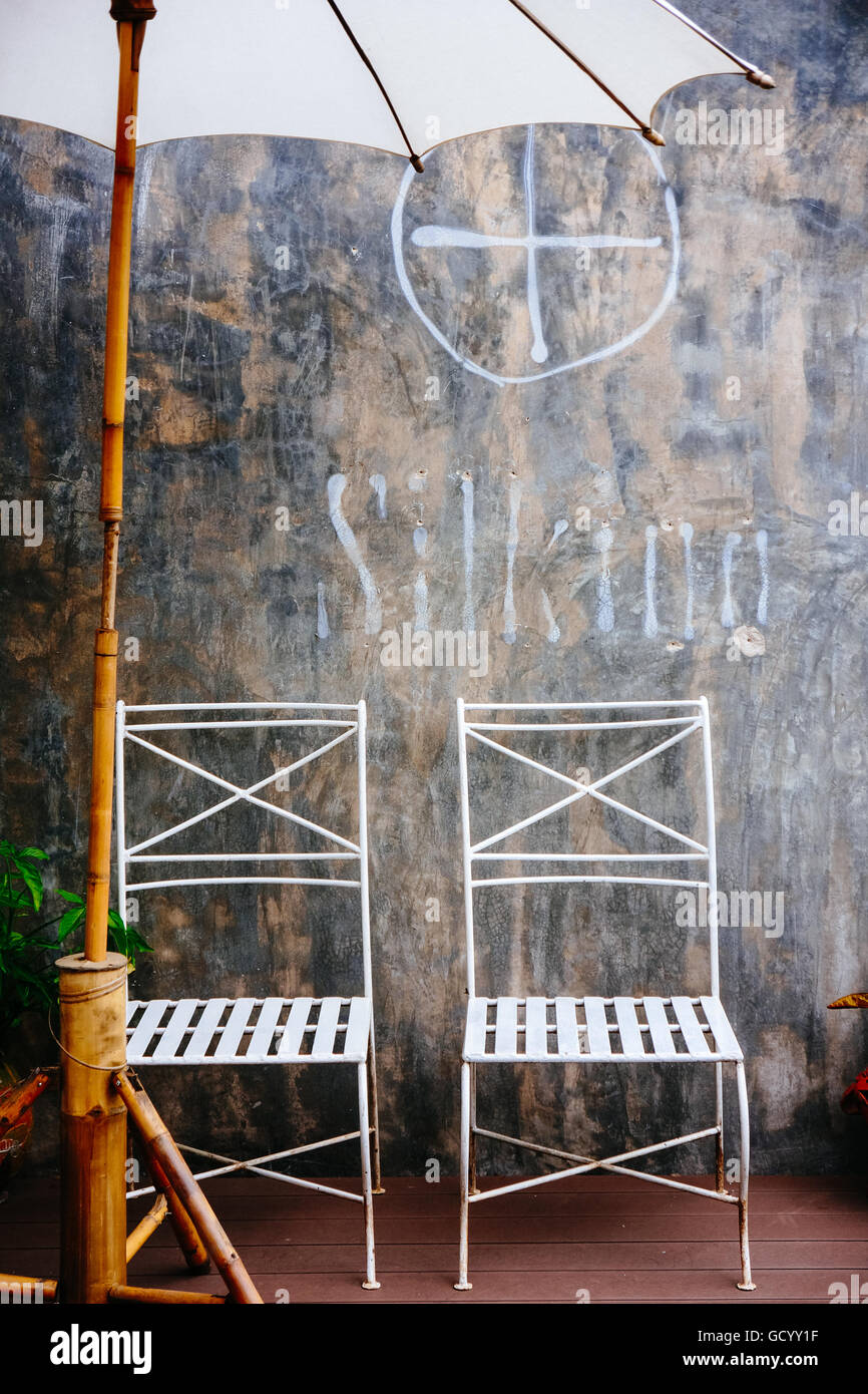 Vintage Coffee Shop Banque D'Images