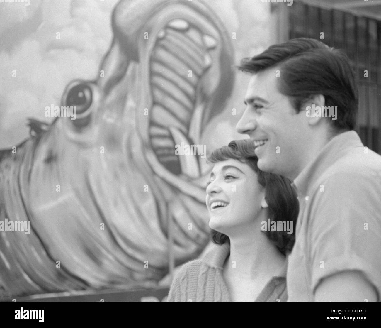 Anna Maria Alberghetti et Jerry Orbach Banque D'Images