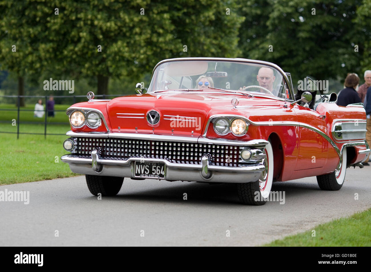 1958 Buick Roadmaster Riviera 75 coupé Banque D'Images