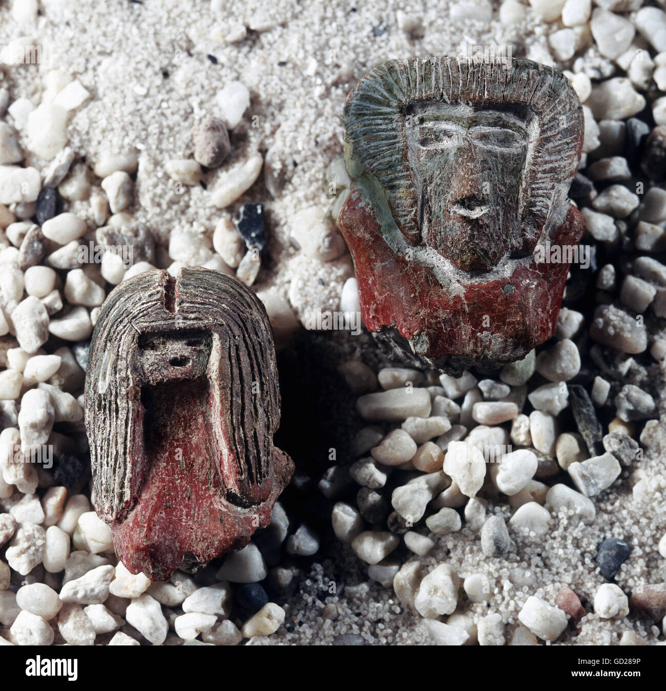 archéologie / archéologie, Mexique, fragments de statuettes de l'âge néolithique, terre cuite, Collection A. von Wuthenau, droits additionnels-Clearences-non disponible Banque D'Images