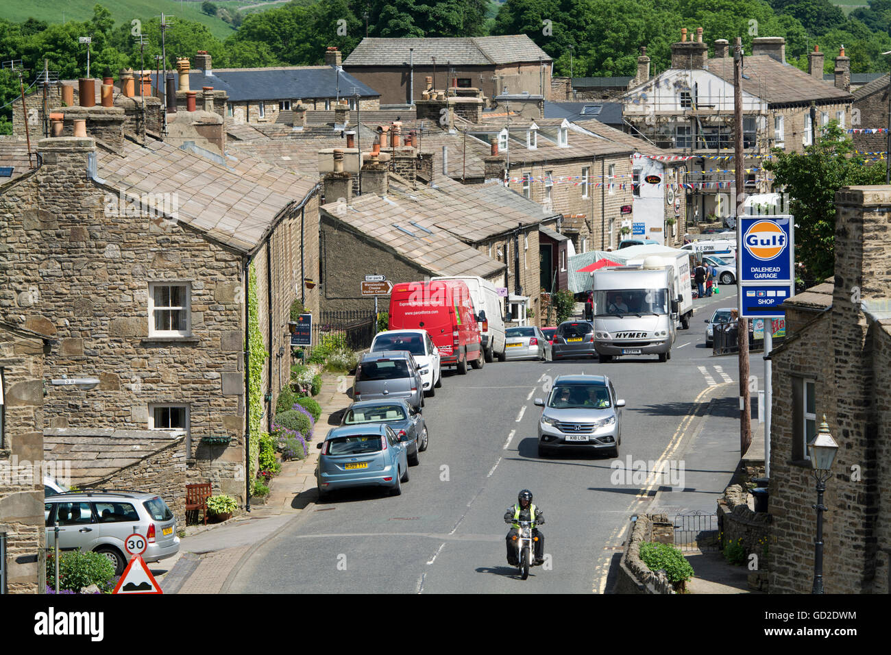 Main street, Hawes North Yorkshire, UK. Banque D'Images Main street, Hawes North Yorkshire, UK. Banque D'Images