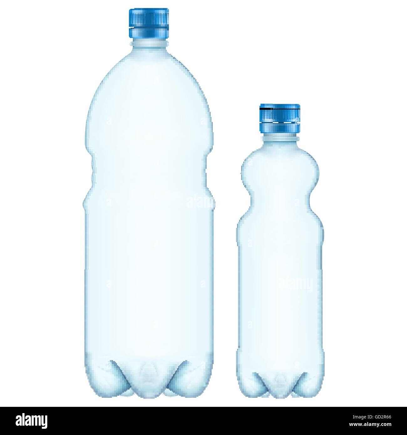 Des bouteilles en plastique. EPS 10 Illustration de Vecteur