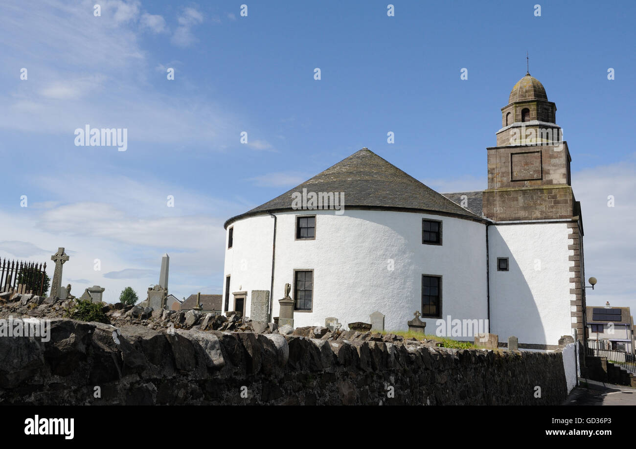 L'Église Eglise d'Ecosse Kilarrow Parish Church de Bowmore. Islay, Hébrides intérieures, Argyll, Scotland, UK. 22Jun16 Banque D'Images