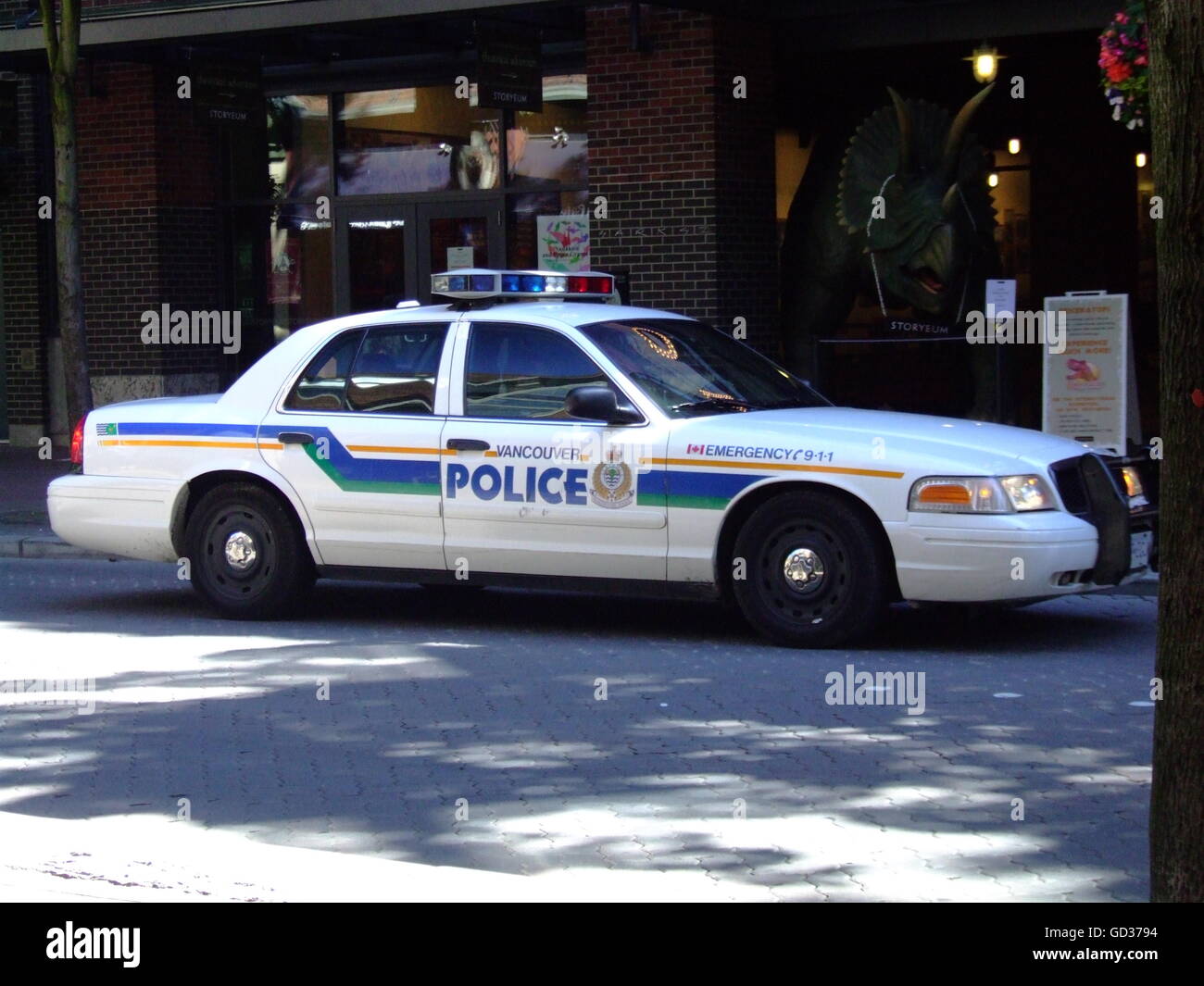 Voiture de patrouille de la Police de Vancouver Banque D'Images