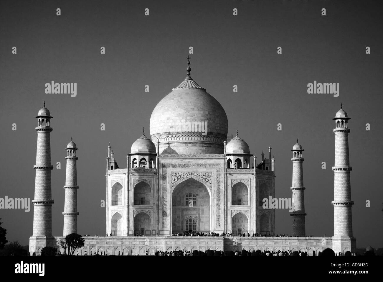 Taj Mahal, Agra, Inde du Nord, l'Asie Banque D'Images