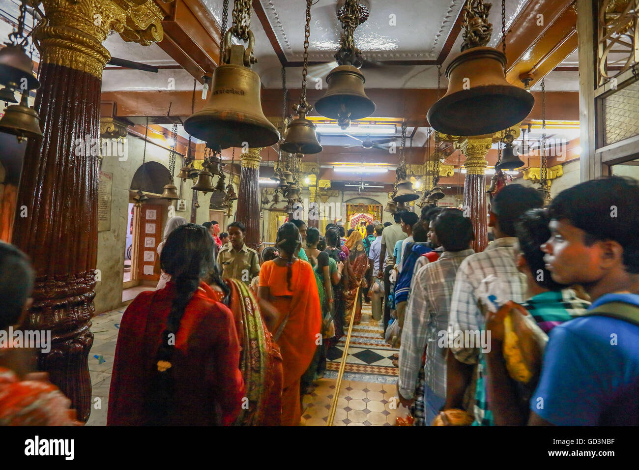 Idole, déesse danteshwari temple, jagdalpur, Chhattisgarh, Inde, Asie Banque D'Images