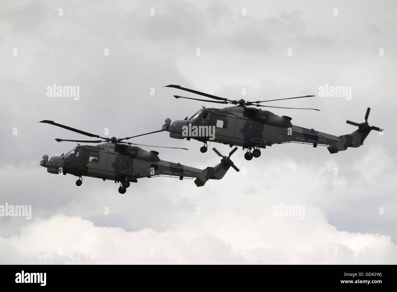 Farnborough, Hampshire, Royaume-Uni. 12 juillet, 2016. Farnborough International Airshow 2016 Mardi 12 juillet 2016. Les hélicoptères Black Cat Crédit : Jeff Gilbert/Alamy Live News Banque D'Images