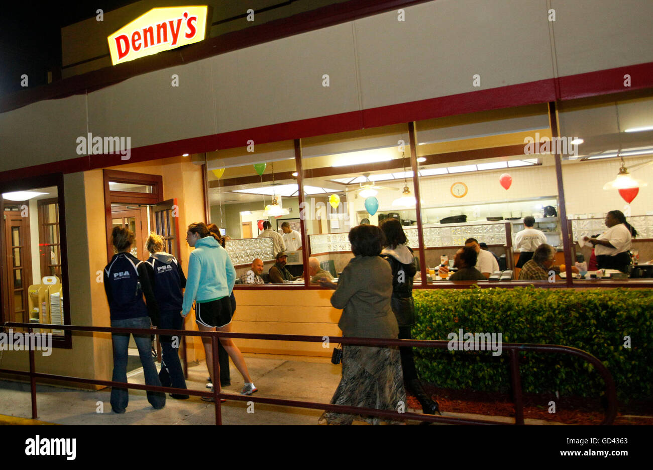 Un petit-déjeuner grand slam de Denny's (Denny's Diner), un célèbre pancake  house et les restaurants à ambiance décontractée et à la chaîne Photo Stock  - Alamy
