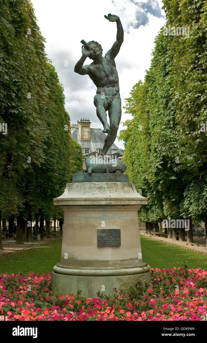 Le Jardin du Luxembourg. Paris. La France. Banque D'Images