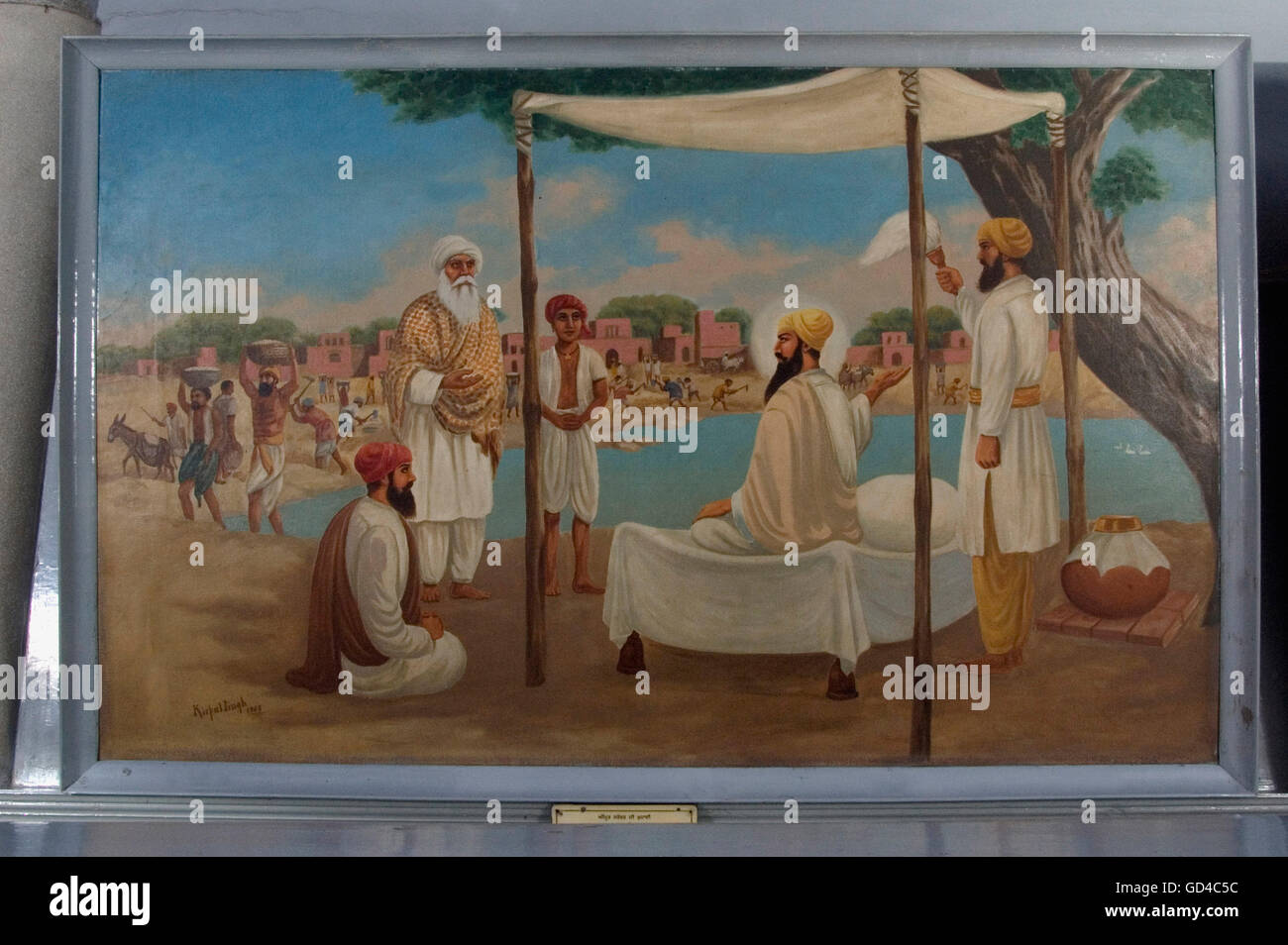 La peinture religieuse Banque D'Images