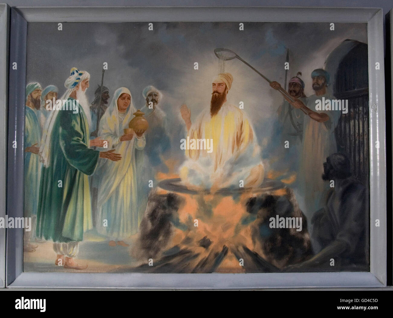 La peinture religieuse Banque D'Images