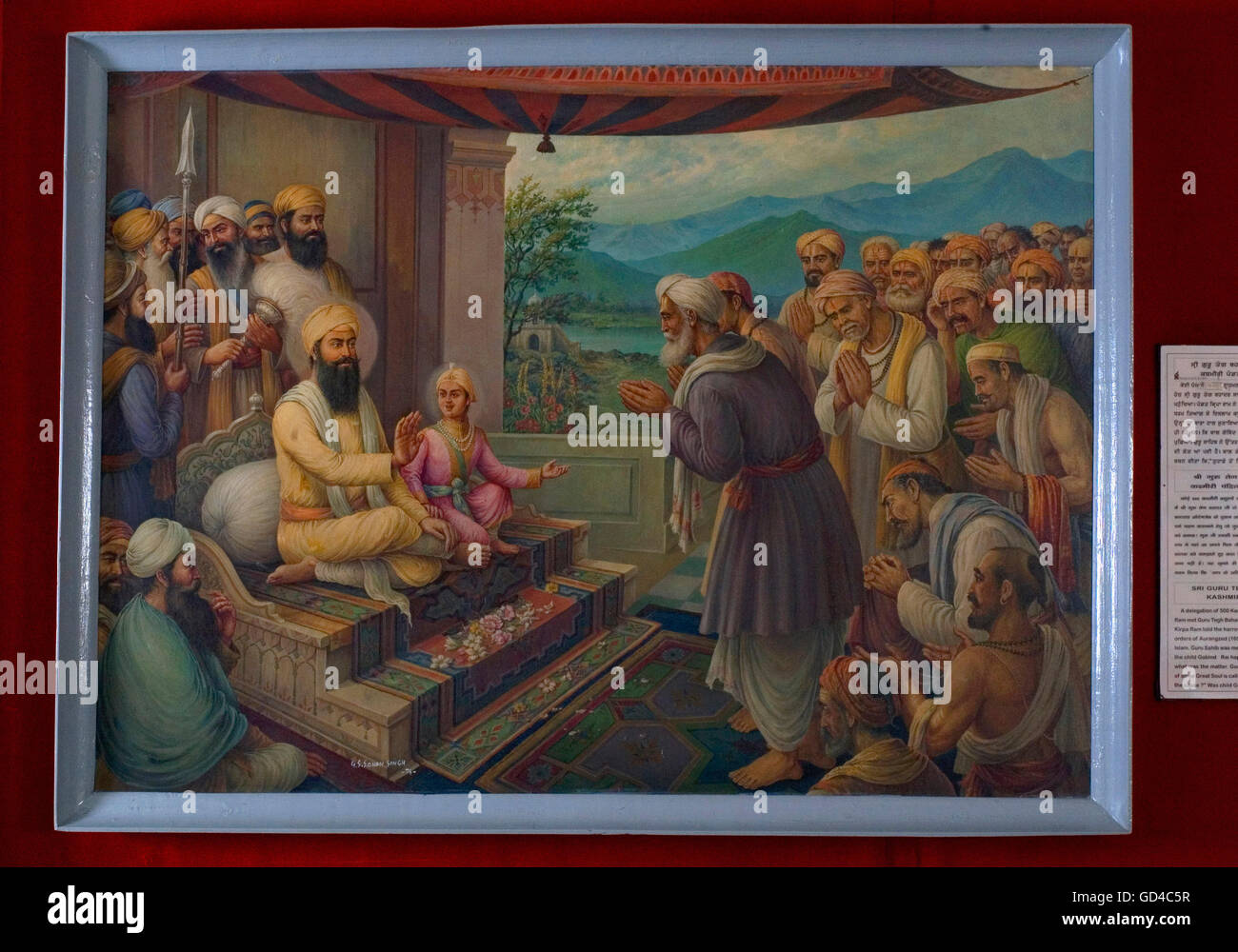 La peinture religieuse Banque D'Images