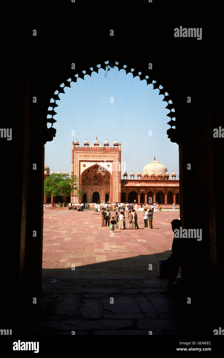 La mosquée de Fatehpur Sikri Banque D'Images