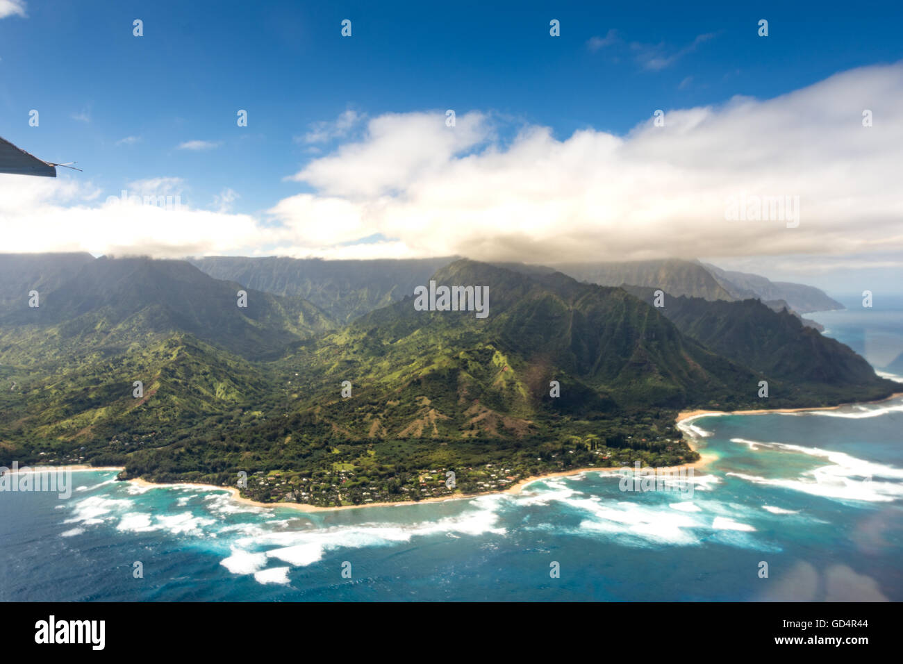 Kauai sur les montagnes de l'île de paradis tropical de Kauai, Hawaii Banque D'Images