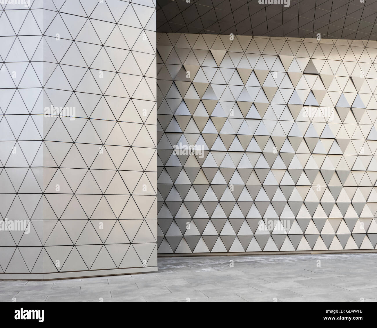 Modèle architectural abstrait Banque D'Images