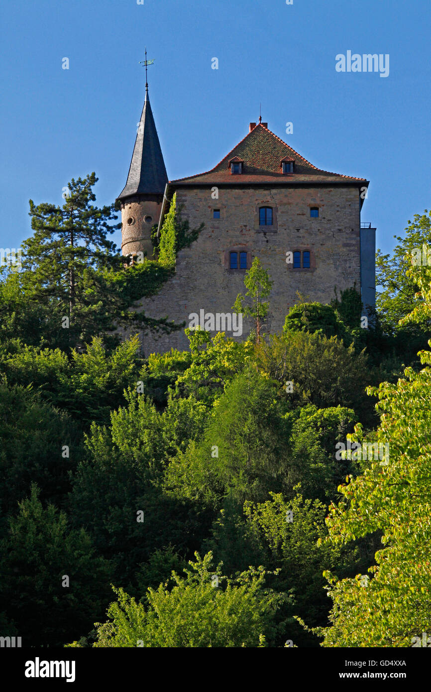 Brandenstein château, Schluchtern, Main Kinzig, Hesse, Allemagne / Schlüchtern Banque D'Images