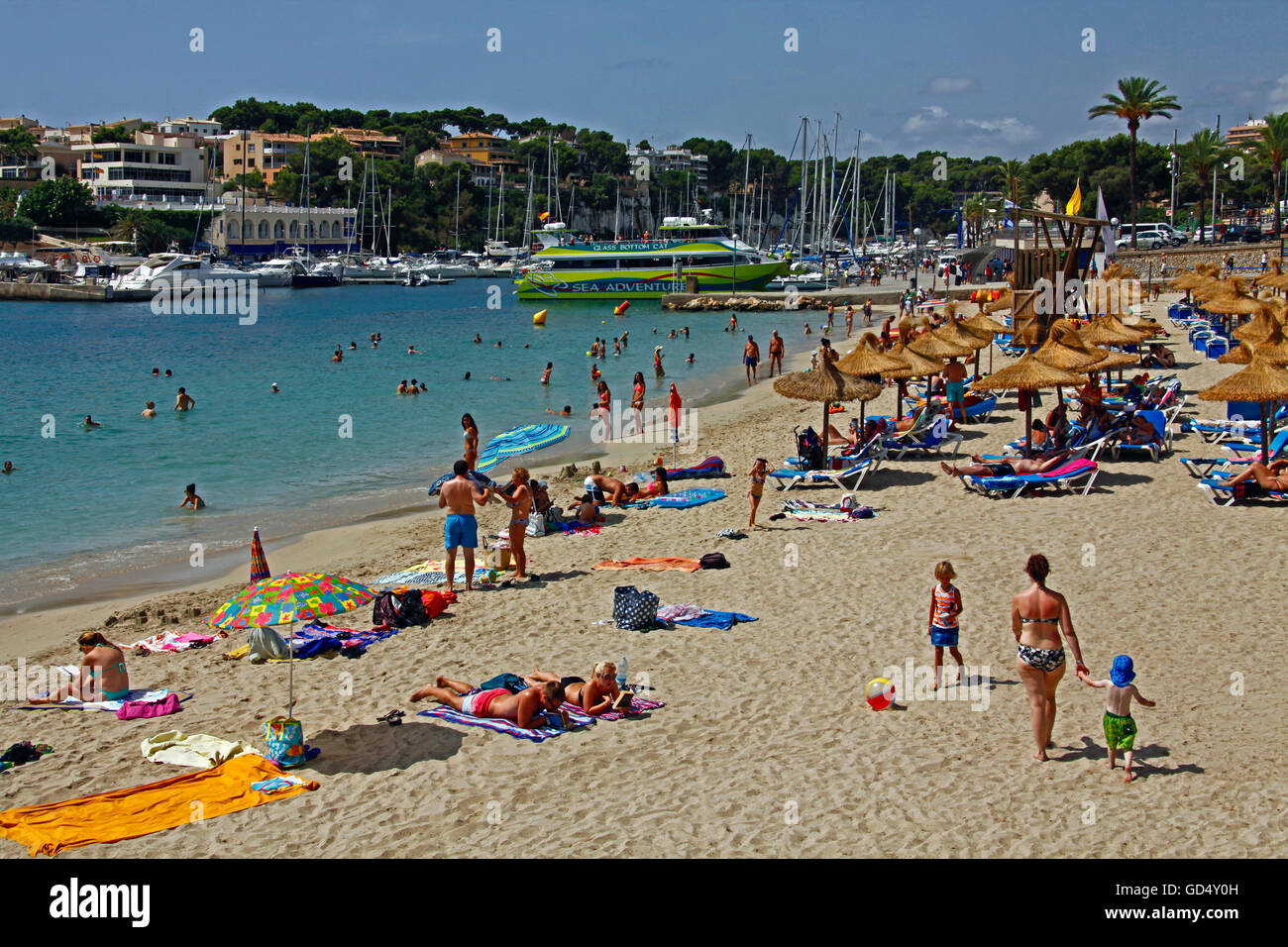 Plage De Porto Cristo Majorque îles Baléares Espagne