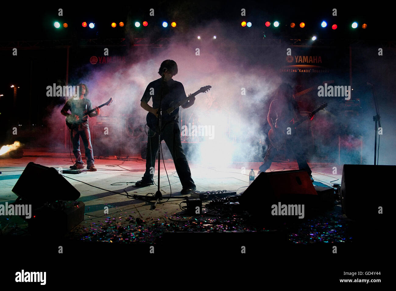 Concert Live Rock Banque D'Images