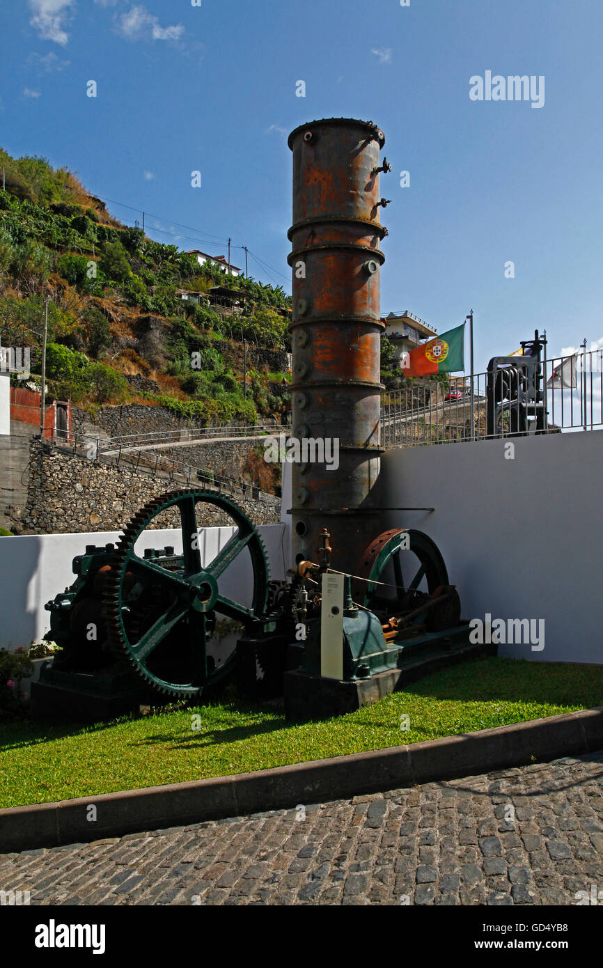 L'usine de sucre, Engenhos da Calheta, Calheta, île de Madère, Portugal Banque D'Images