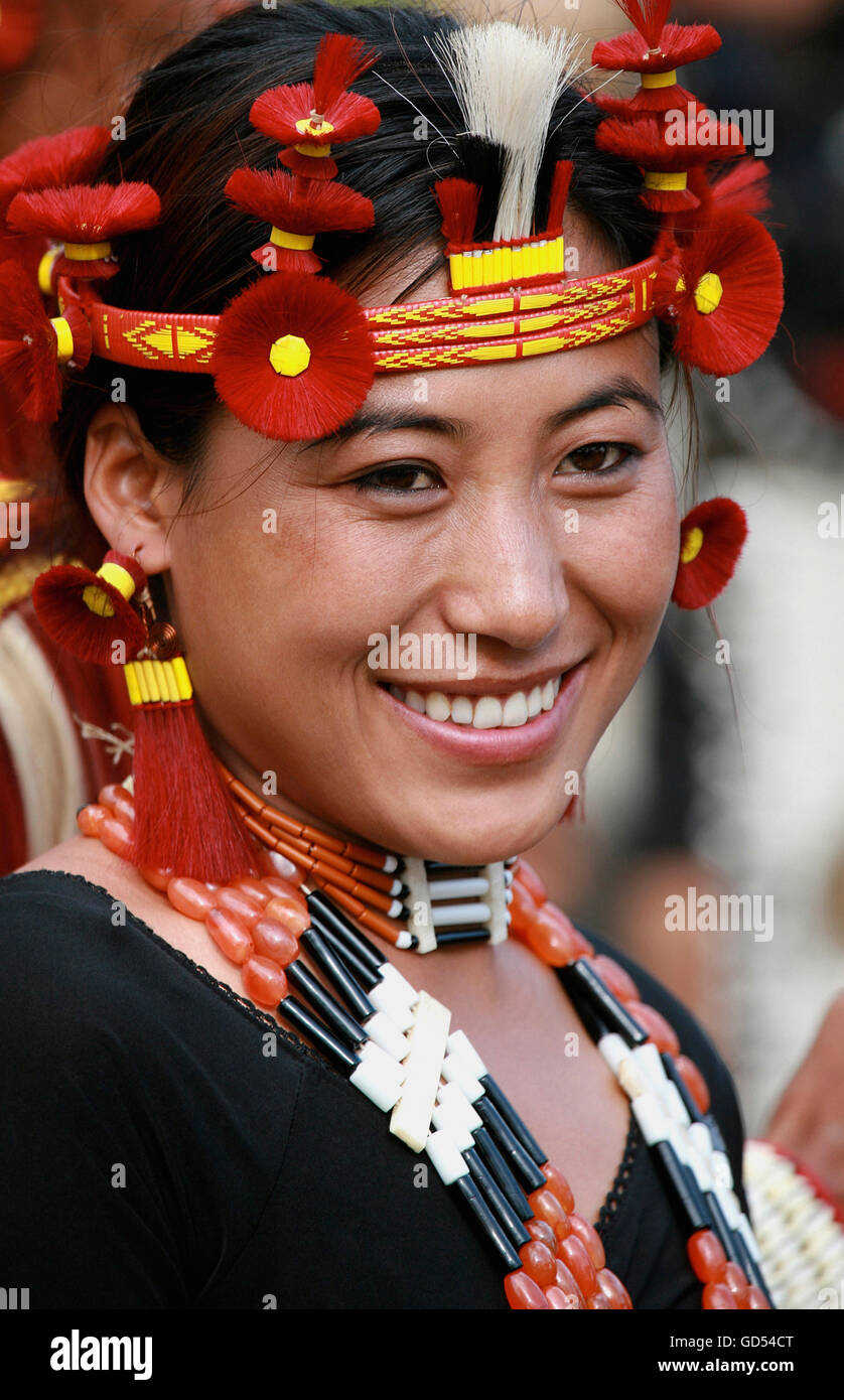 Naga Tribal Banque D'Images