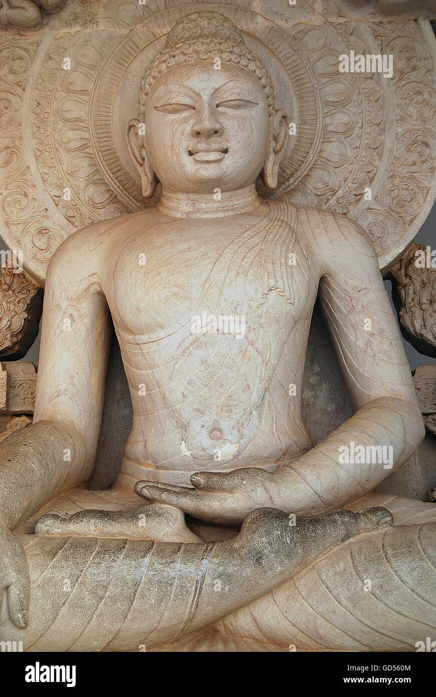 Gautam Buddha idol Banque D'Images