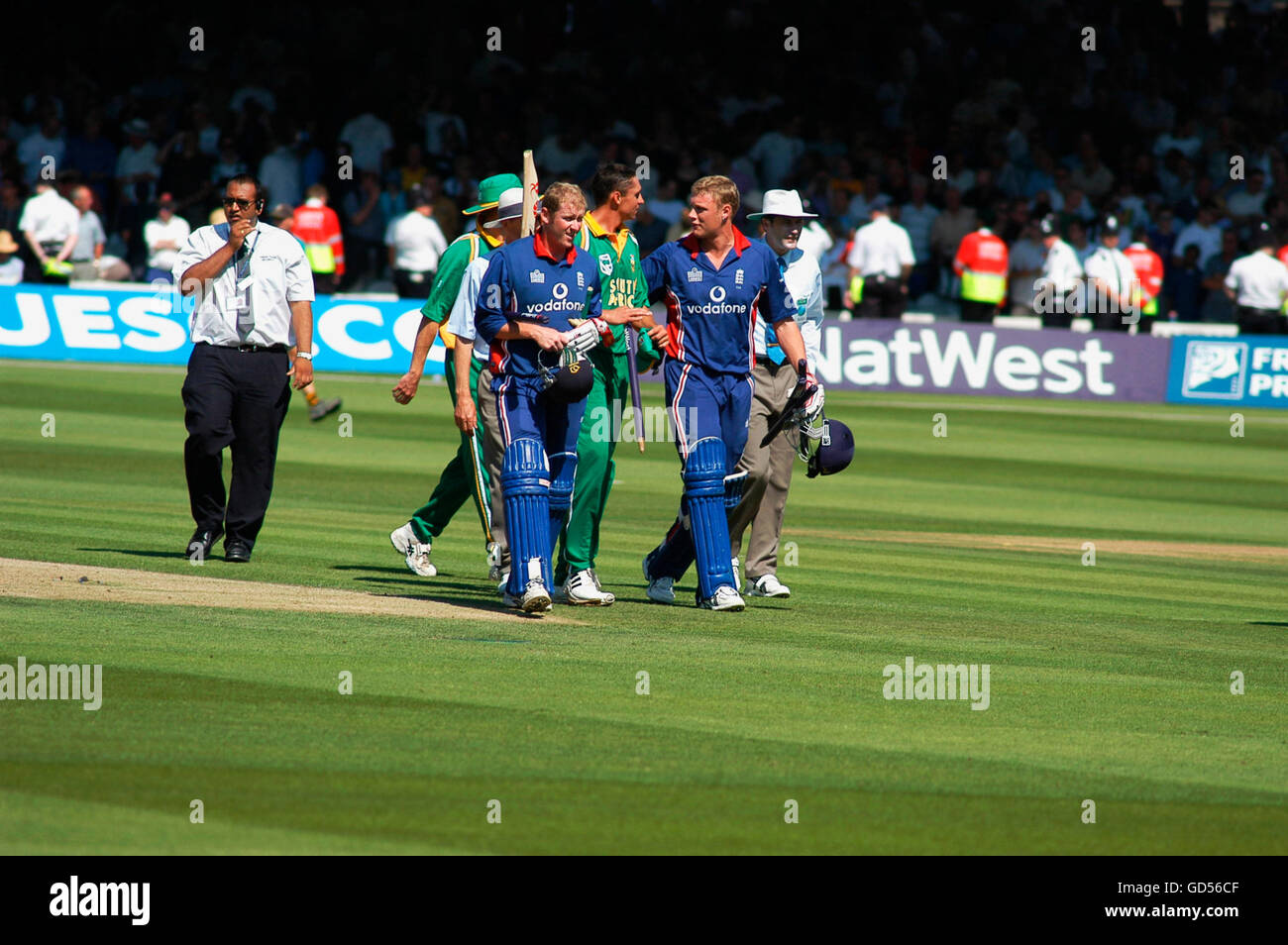 Joueurs de l’Angleterre Banque D'Images