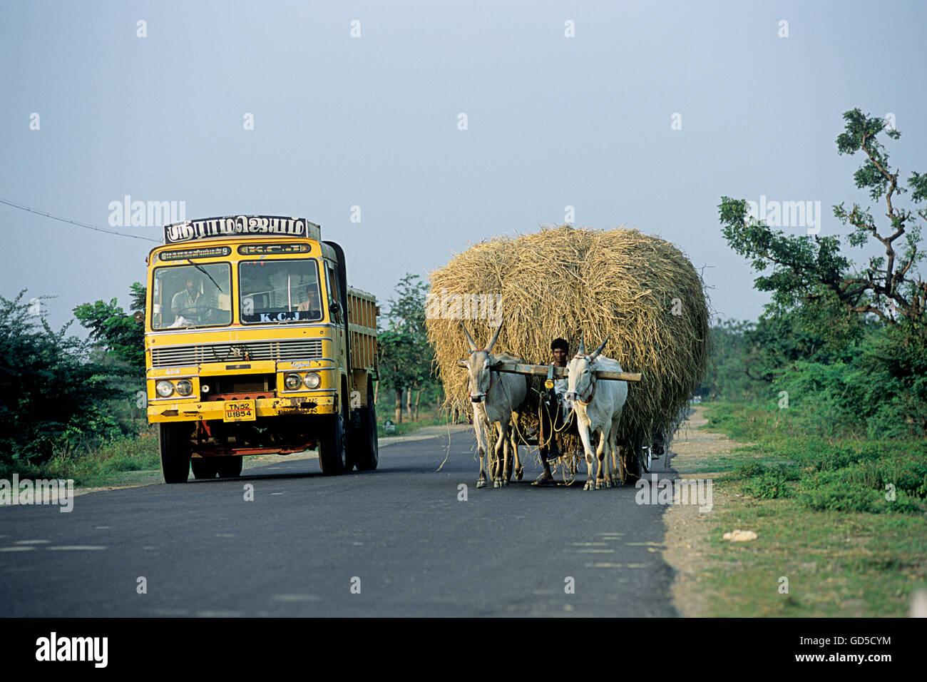 Ulundurpettai Route Nationale 68 Banque D'Images