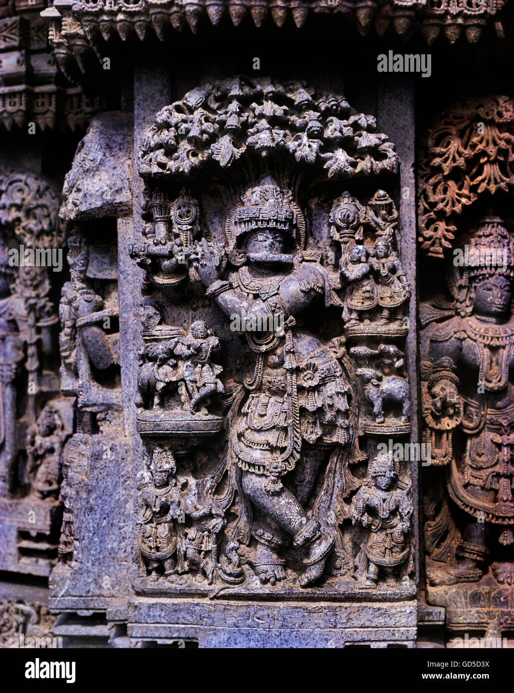 Sculpture de Vishnu Banque D'Images