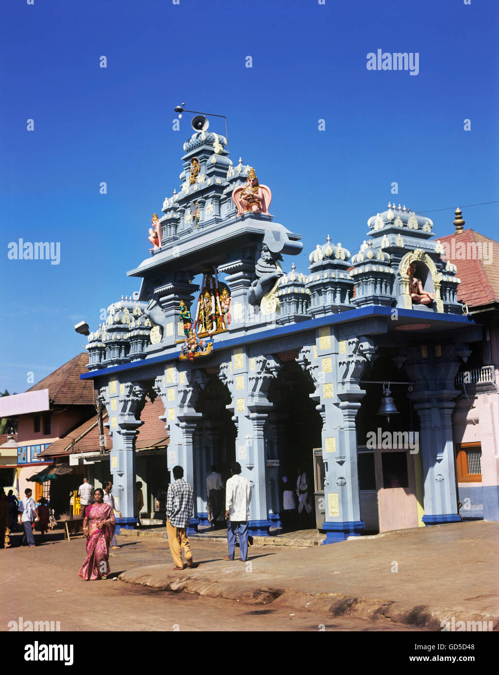 Le Seigneur Krishna Temple Banque D'Images