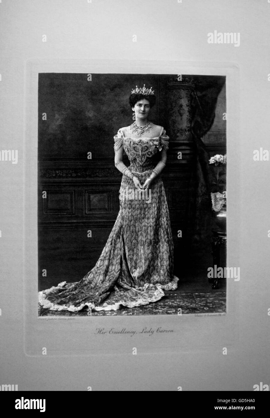 Lady Curzon Banque D'Images