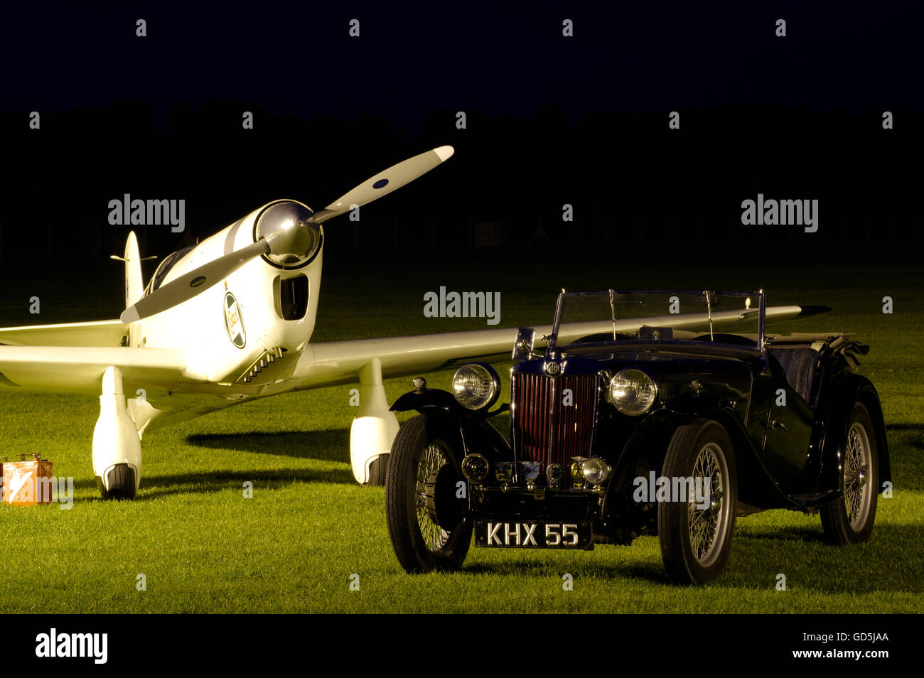 Mew Gull à Old Warden, Shuttleworth Collection Banque D'Images