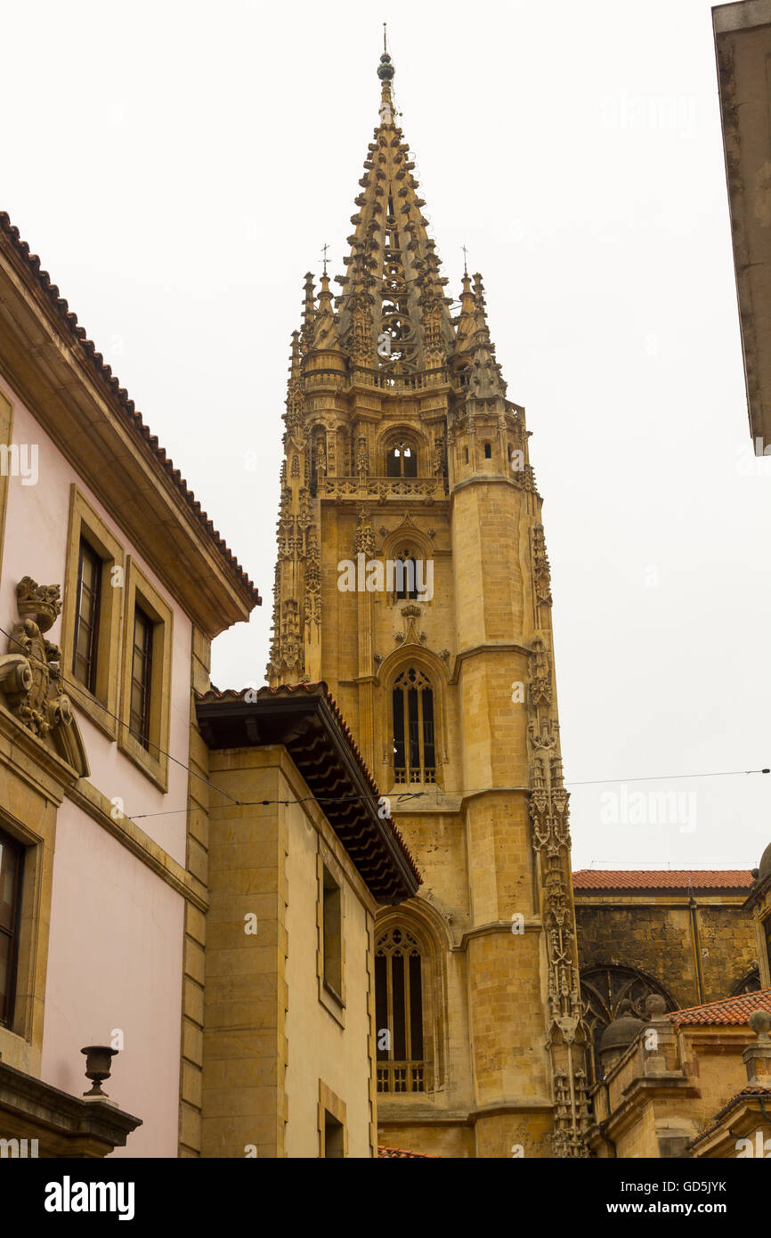 Clocher de l'Église vieille-catholique en Espagne Banque D'Images