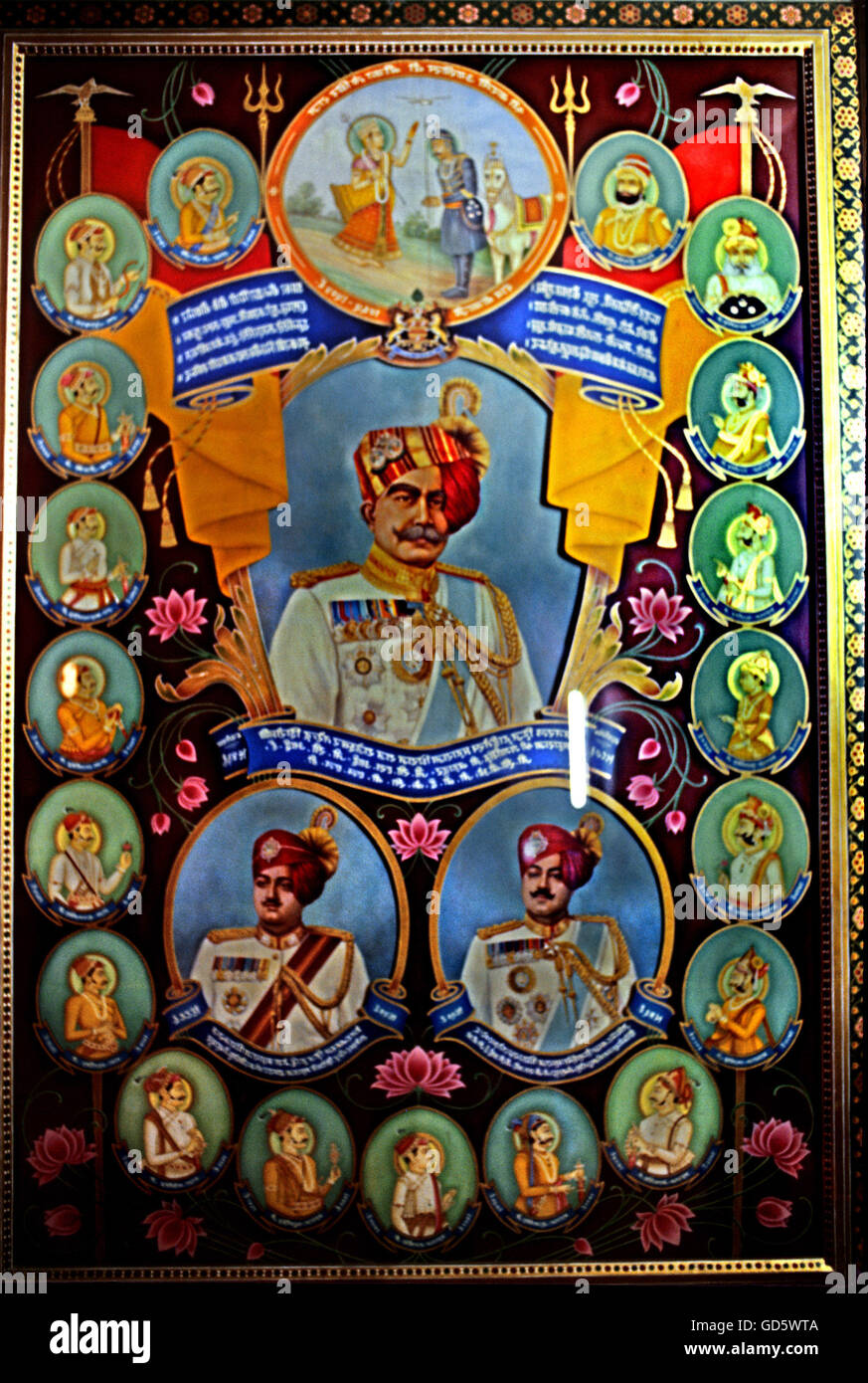 Le Maharaja Ganga Singh Banque D'Images