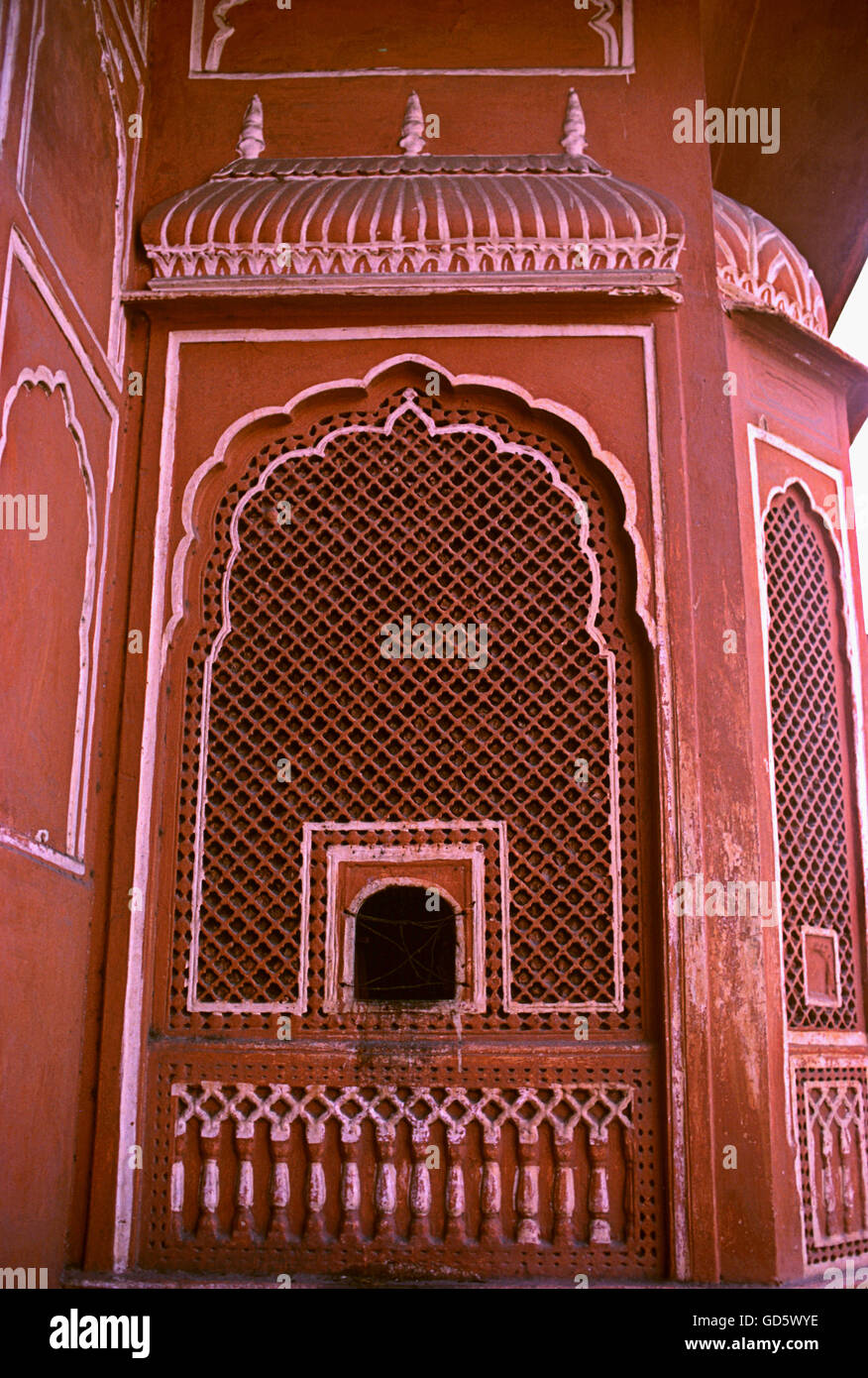 Détail architectural de la ville rose Banque D'Images