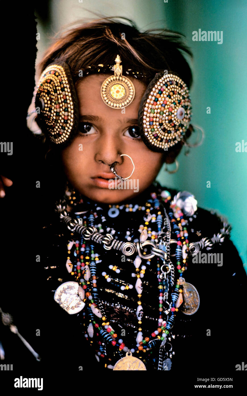 Rabari girl tribal Banque D'Images