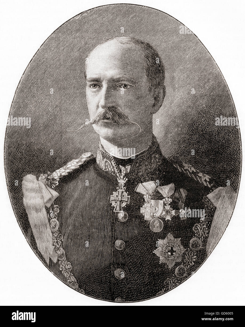 Constantin I, 1868 -1923. Roi de la Grèce. Banque D'Images