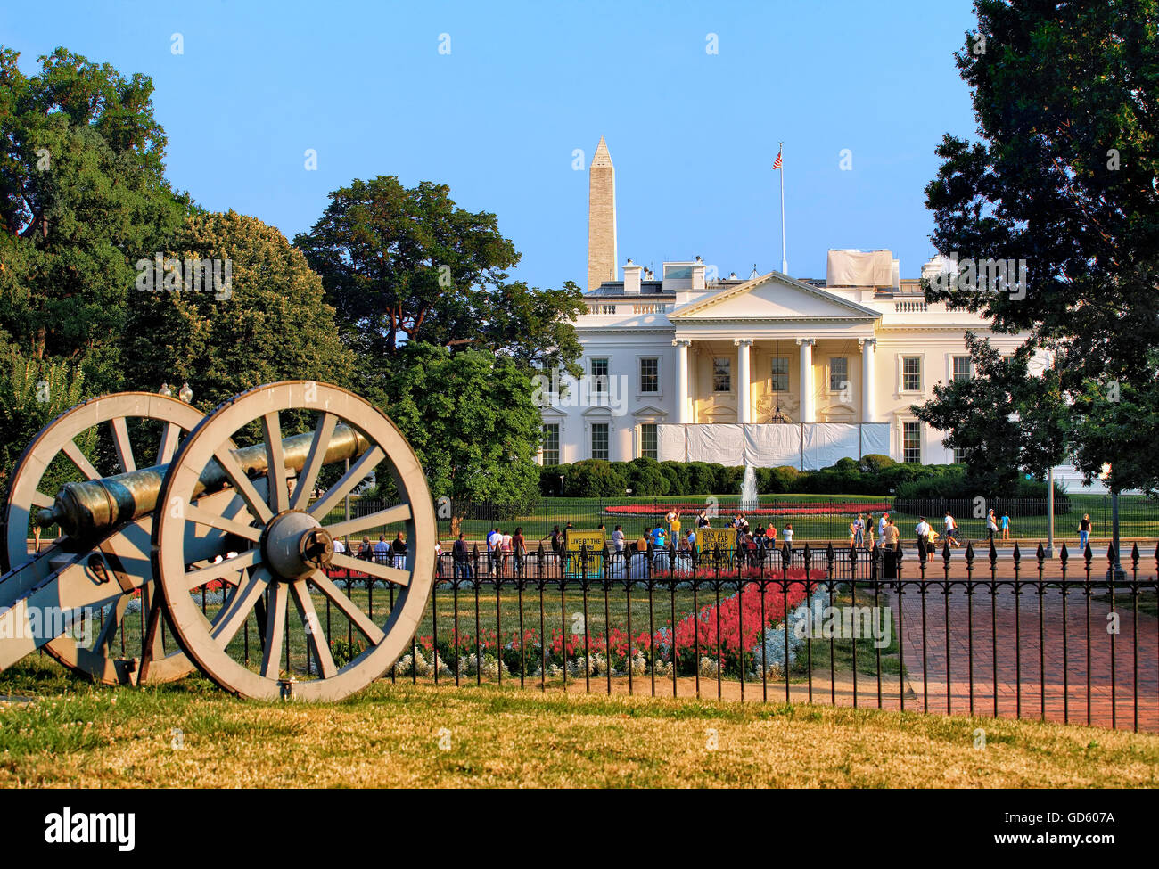 La Maison Blanche à Washington DC Banque D'Images