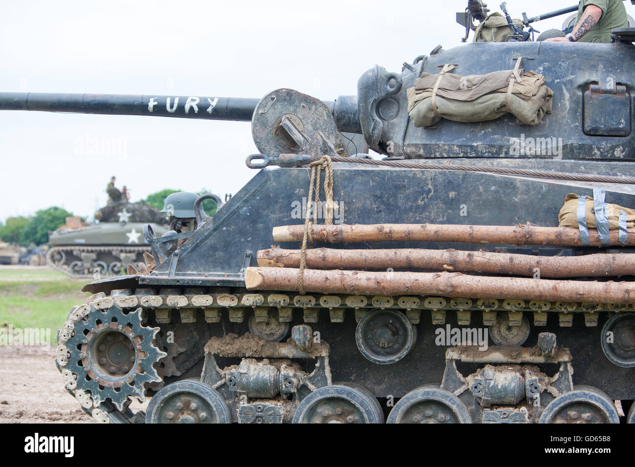 FURY Sherman M4 A2 E8 Tank comme présenté dans le film Fury avec Brad