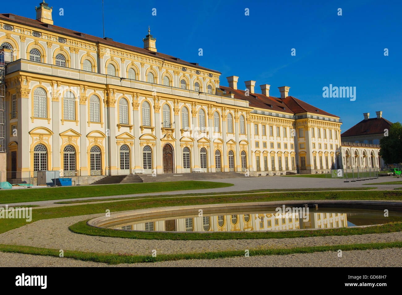 Château de Schleissheim, Château de Schleissheim, Neues Schloss Château De Schleissheim, nouveau château de Schleissheim, Oberschleißheim, près de Munich, Haute-Bavière, Bavaria, Germany, Europe Banque D'Images