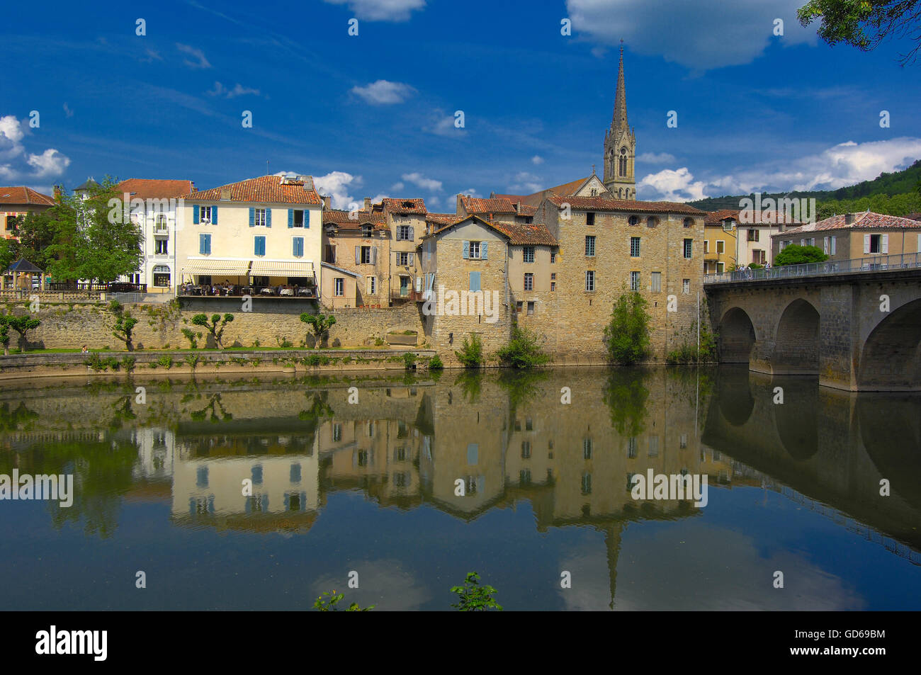 Saint Antonin Noble Val, Aveyron, Tarn et Garonne, Région Midi-Pyrénées, France, Europe Banque D'Images