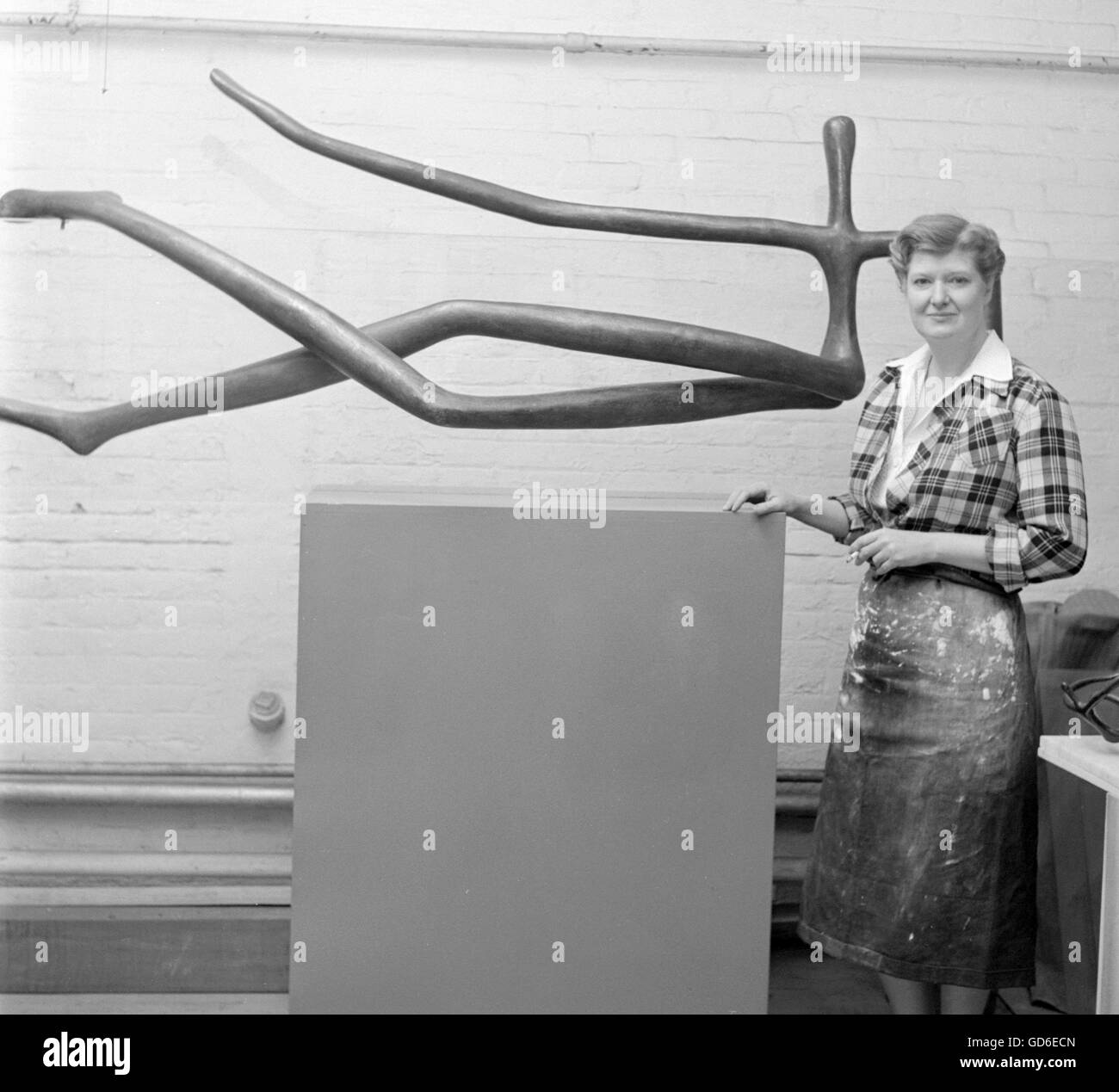 Mary Callery, sculpteur, 1950. Banque D'Images