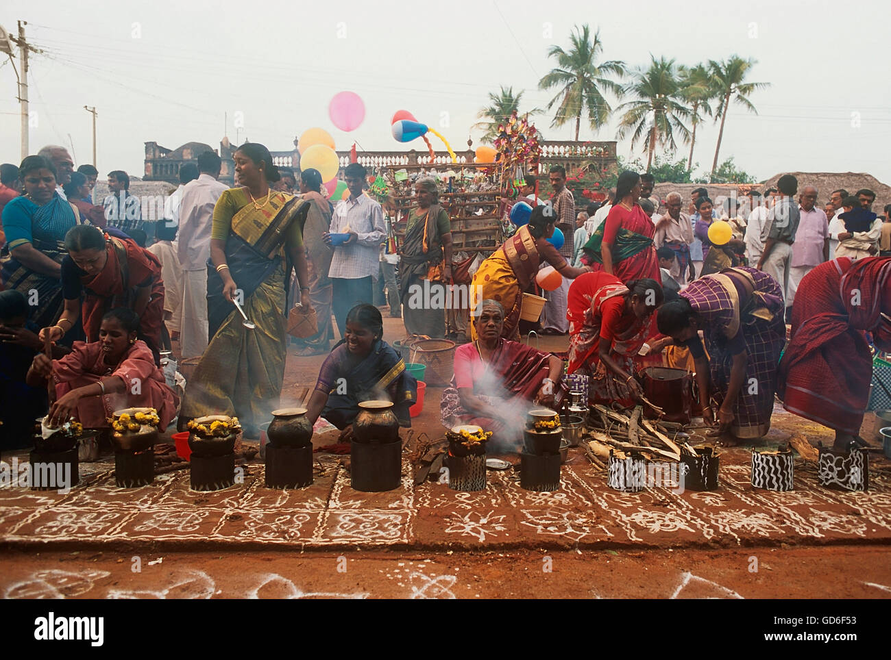 Pongal Festival Banque D'Images