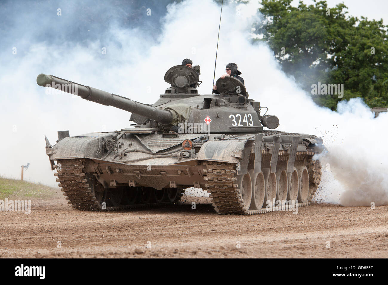 Russe T72 Tank Banque D'Images