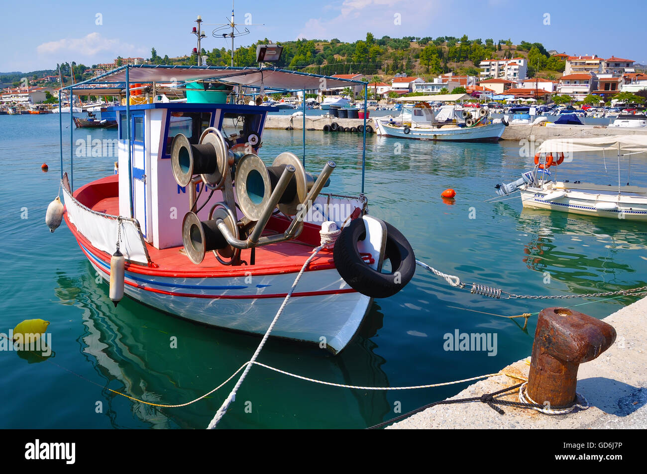 Nea Skioni Kassandra Chalkidiki Grèce Banque D'Images