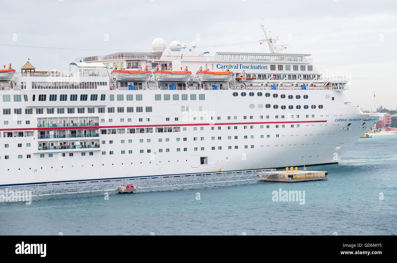 Carnival Fascination au Port de Fort Lauderdale Banque D'Images