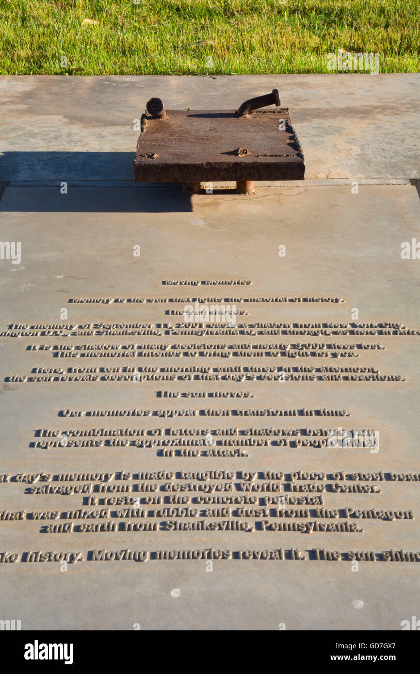 9/11 Arizona Memorial, Wesley Bolin Memorial Plaza, Phoenix, Arizona Banque D'Images