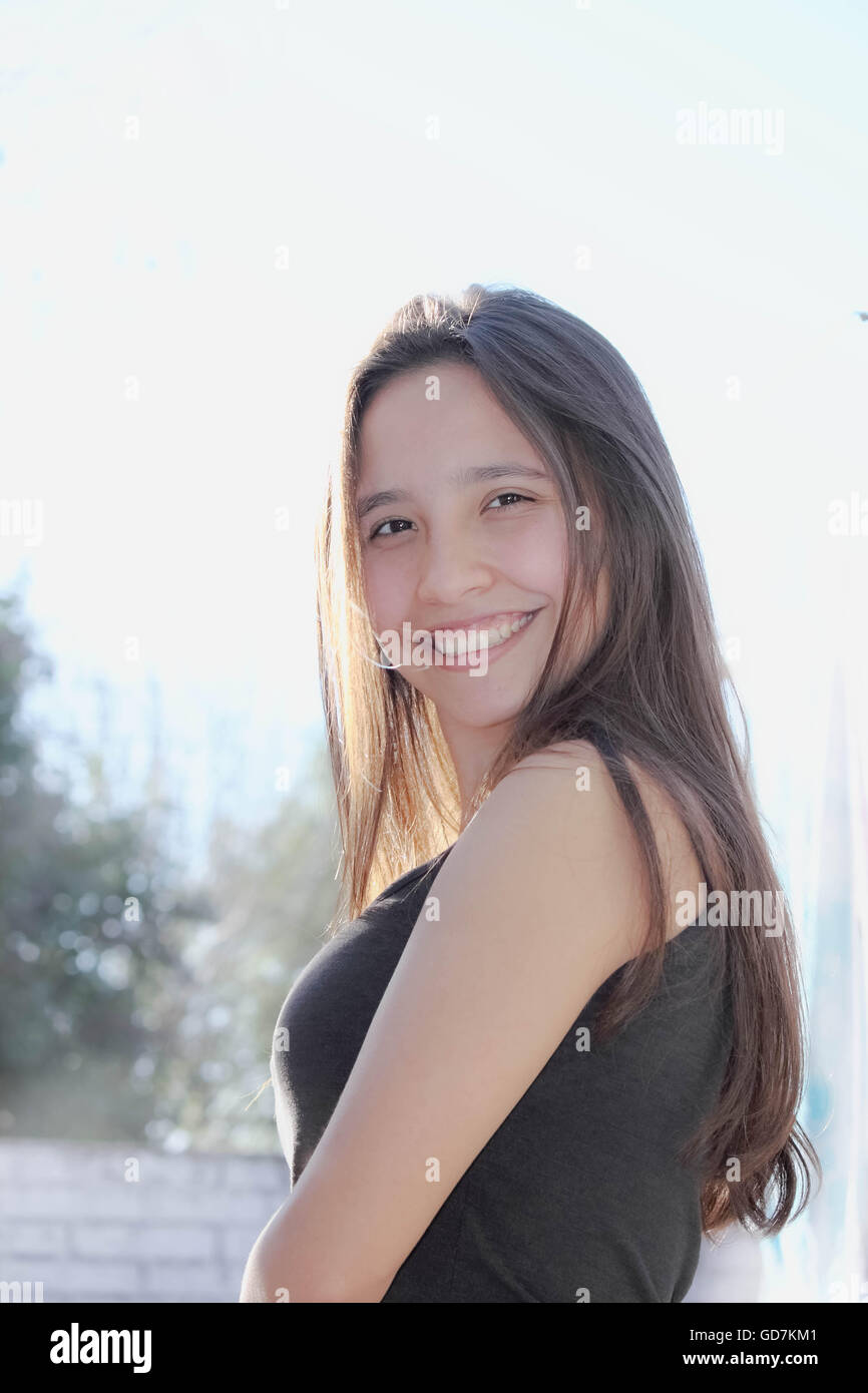 femme heureuse Banque D'Images