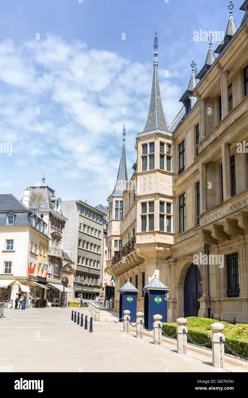 Palais grand-ducal de Luxembourg, Luxembourg-ville Banque D'Images